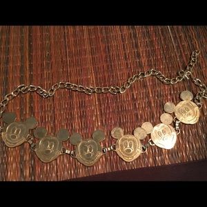 Vintage Mickey Mouse Chain Belt